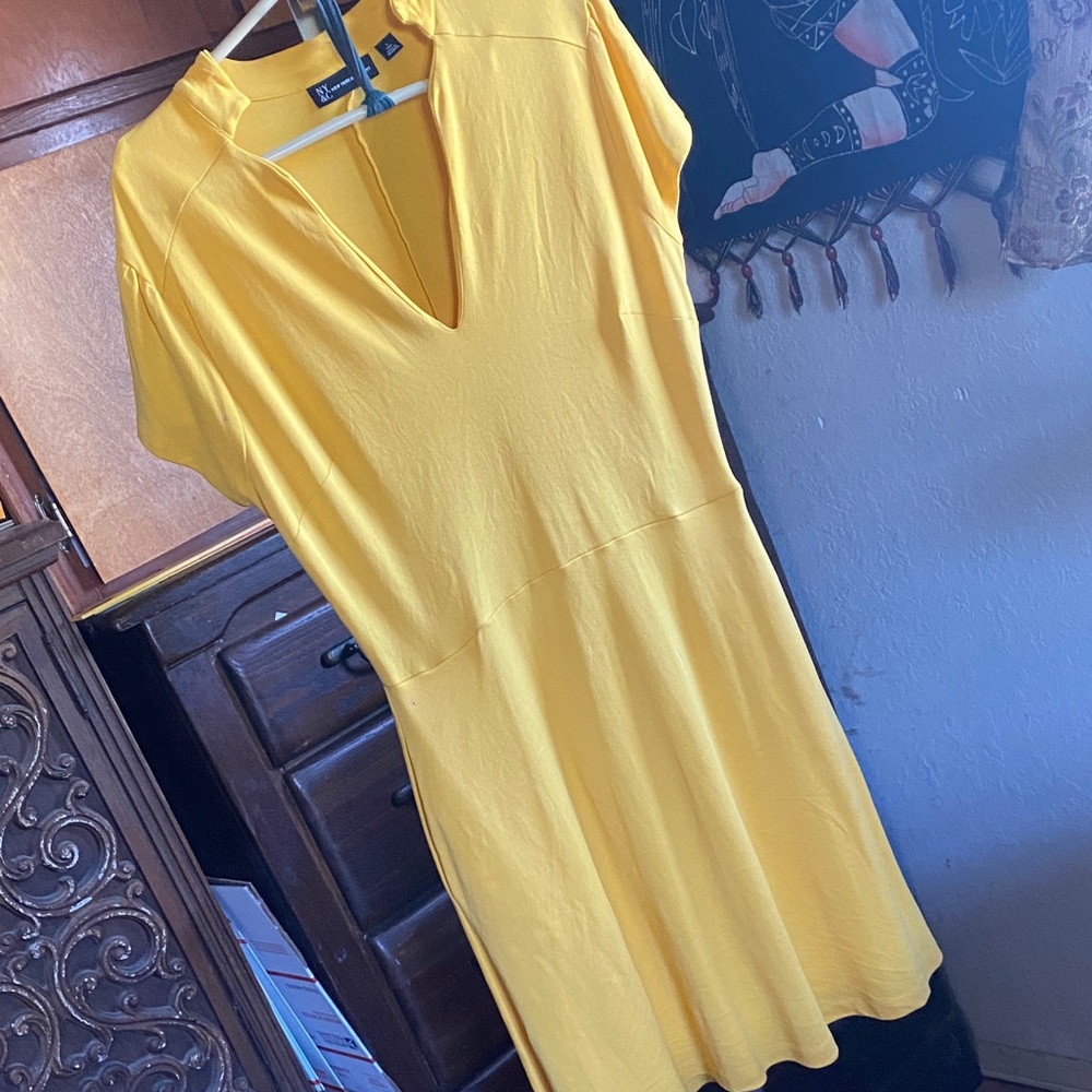Ralph Lauren Yellow Midi Dress